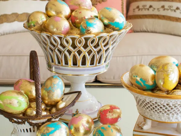 Elegant Golden Eggs
